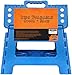 Utopia Home Folding Step Stool - Foot Stool with 9 Inch Height - Holds Up to 300 lbs - Lightweight Plastic Foldable Step Stool for Kitchen, Bathroom & Living Room (Blue, 9 Inch (Pack of 1))