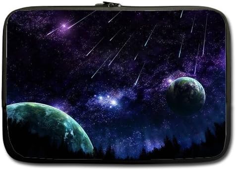 High Quality Space Nebula Water Resistant Neoprene Laptop Sleeve 13-13.3 Inch Notebook Computer Bag Case Cover(Twin Sides)