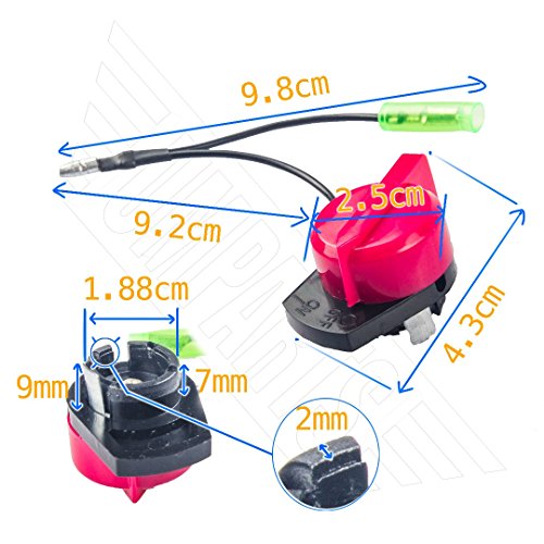 UMPARTS Stop Switch for NorthStar Portable Gas-Powered Air Compressor - Honda GX160 OHV Engine