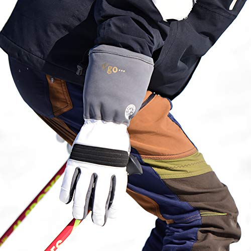 image for Vgo... Vgo 2Pairs -23 ℉ or above 3M Thinsulate G200 Lined Goatskin L