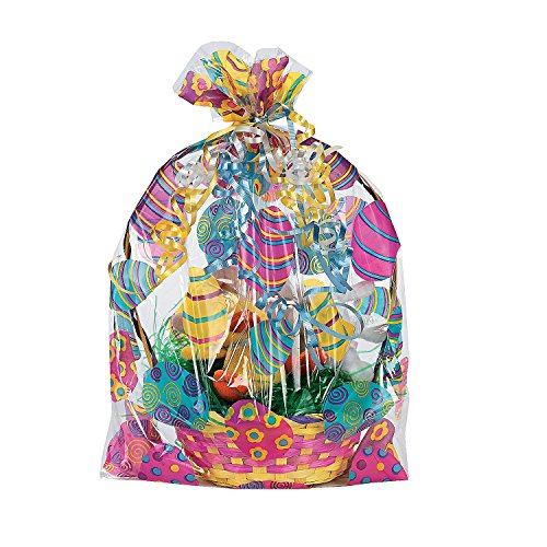 UPC 780984433291, Easter Basket Bags (12 Pack) 17 3/4&quot;. Cellophane.