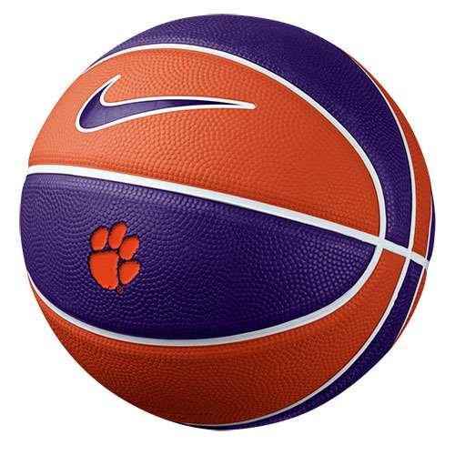 NikeClemson Tigers Mini Rubber Basketball