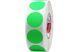 Hcode 1 Inch Color Coding Label Garage Sale Stickers Blank Yard Sale Price Stickers Round Colorful Stickers Adhesive Dots Bla