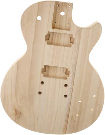 Amazon Perfeclan 未完エレキギター本体手作りポリッシュギターバレルカエデ材stエレキギター用交換部品 エレキギターセット 楽器