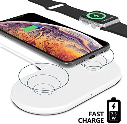 Apple Watch Wireless Charger Belkertech 10W 2 in 1 Wireless Fast Charger Pad Compatible/Replacement for iWatch 3/2, for…