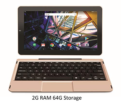 RCA 10 and 11 Inch 64G Android Tablet with WiFi, Bluetooth (11.6 inch, Rose Gold)