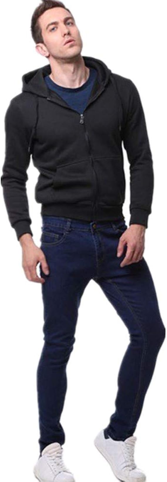 Amazon ジーパン メンズ スキニー ジーパン スキニーパンツ スリム ダメージジーンズ カジュアル チノパン ストレッチパンツ 美脚 デニムパンツ 細身 テーパード メンズファッション ボトムス ジーンズ 通販