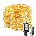 Lighting EVER Plug in Fairy Lights with Switch 66 ft 200 LED String Lights, Warm White Copper Wire Lights Waterproof Indoor Outdoor Decorative Fairy Lights for Bedroom, Patio, Garden, Balcony, Dorm