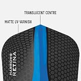 Harrows Retina Dart Flights 5 x Sets 15 Flights 100 Micron Blue UK Made view 2