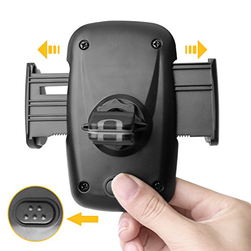 Car-Phone-Holder-ilikable-2-Pack-Air-Vent-Car-Mount-Cradle-Twist-lock-and-Three-sized-Setting-Car-Holder-with-Quick-Release-Button-for-iPhone-Samsung-Smartphone-GPS-Devices-Black