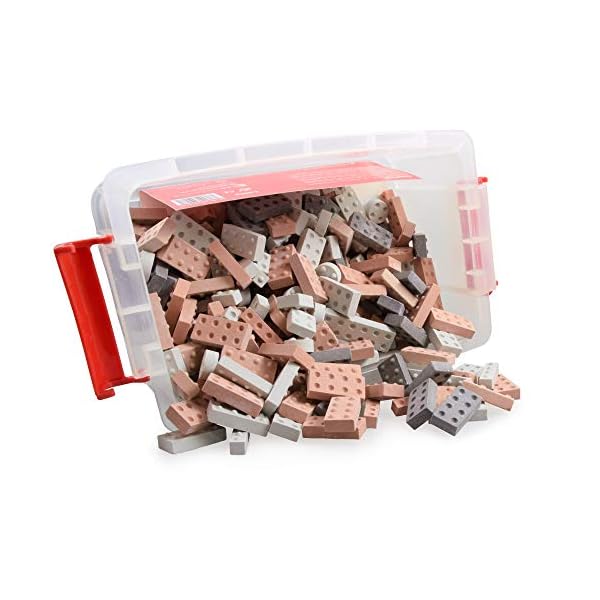 KINGSTONES Basisbox M und XL - Steinbaukasten aus Marmormehl ca 680 Teile Stein-Konstruktionsset