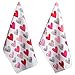 DII Valentine's Day Collection Kitchen, Dishtowel Set, 18x28, Hearts Collage, 2 Piece