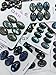 Cabochon 40X30Mm Oval Cab Flatback Semi-Precious Gemstone Ring Face (Natural Labradorite)