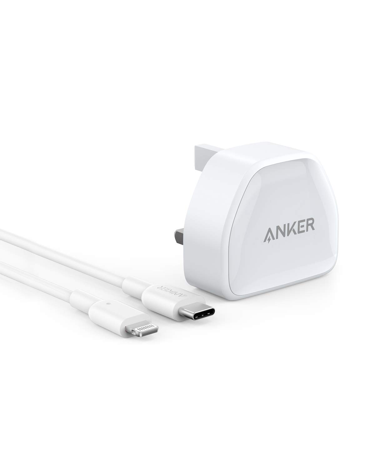 Anker Nano 20W PIQ 3.0 Compact Fast Charger with 6ft USB-C to Lightning Cable (MFi Certified) for iPhone 12/12 Mini / 12 Pro / 12 Pro Max and More