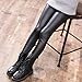 Tengo Girls Winter Warm Fleece Lined Faux Leather Leggings Children Pants