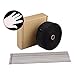 HM&FC Black Fiberglass Exhaust Header Pipe Wrap 50 Ft (L) * 2 In (W)*0.06 In (T) primary