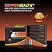 CopperHealth - Compression Elbow Sleeve, Guaranteed Highest Copper Content. Best Copper Infused Elbow Support For Workouts, Golfers And Tennis Elbow Brace. Copper Elbow Sleeve for Men and Women-single