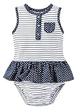 Carter's Baby Girls' Stripe Skirted Bodysuit