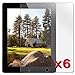 6 x Screen Protector for Apple Ipad 2