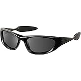 mosanana Wrap Around Y2K Sunglasses for Women and Men Model Freak