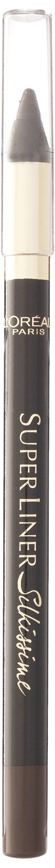 L'Oreal Super Liner Silkissme Silky and Shiny Waterproof Eyeliner Pencil, 02 Brown Temptation
