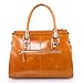 Yafeige Womens/Lady's Handbag Vintage Luxury Wax Genuine Leather Tote Shoulder Bag Satchel Purse (Brown)