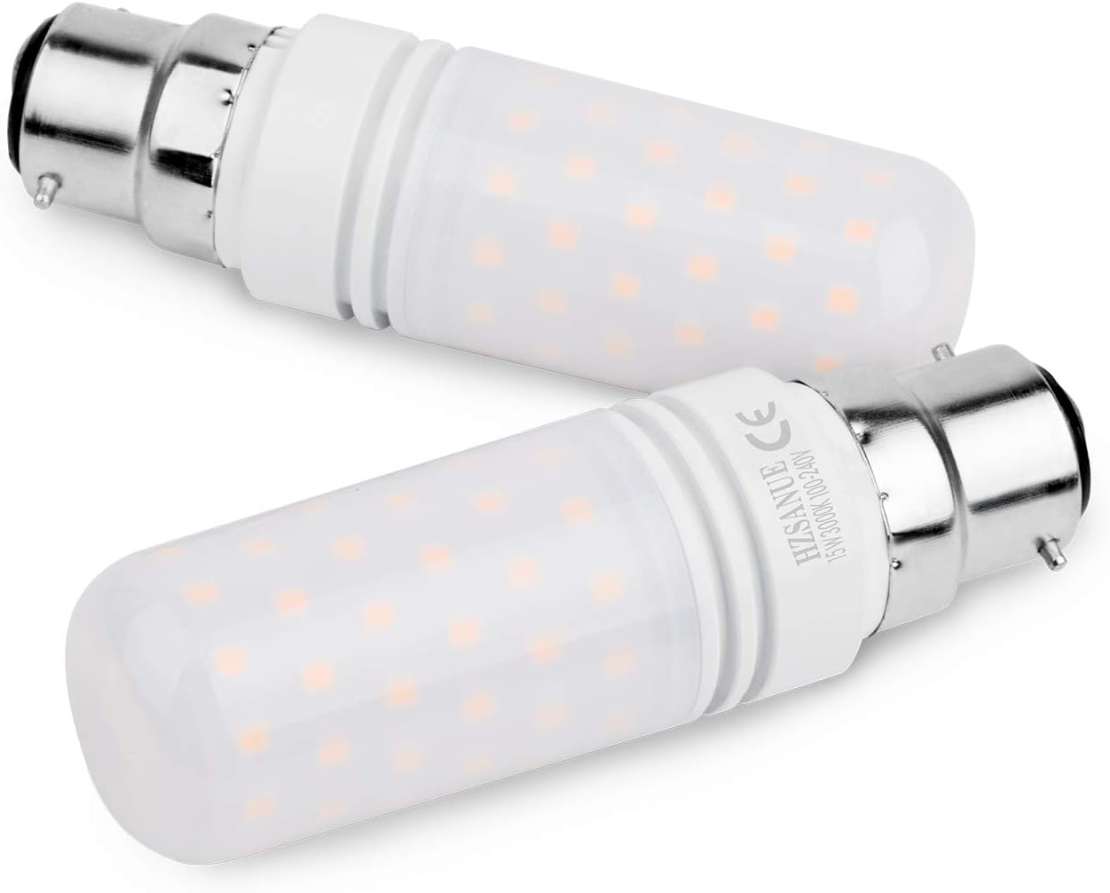 HZSANUE Led Light Bulbs 15W, 120W Incandescent Bulbs Equivalent, 1500Lm, 3000K Warm White, B22 Bayonet Cap Corn Bulbs, Pack of 4 - Image 4