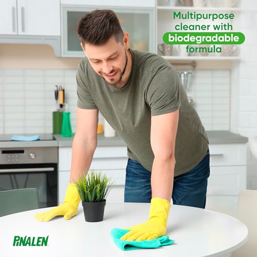 PINALEN 2X MAX AROMAS CONCENTRATED MULTIPURPOSE CLEANER – FRESH PINE SCENT – 108 FL OZ – ALL PURPOSE CLEANER FOR KITCHEN, BATHROOM, FLOORS & OUTDOORS