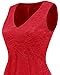 Bridesmay Women's Vintage Lace Cocktail Dress Handkerchief Hem Asymmetrical Party Bridesmaid Dresses