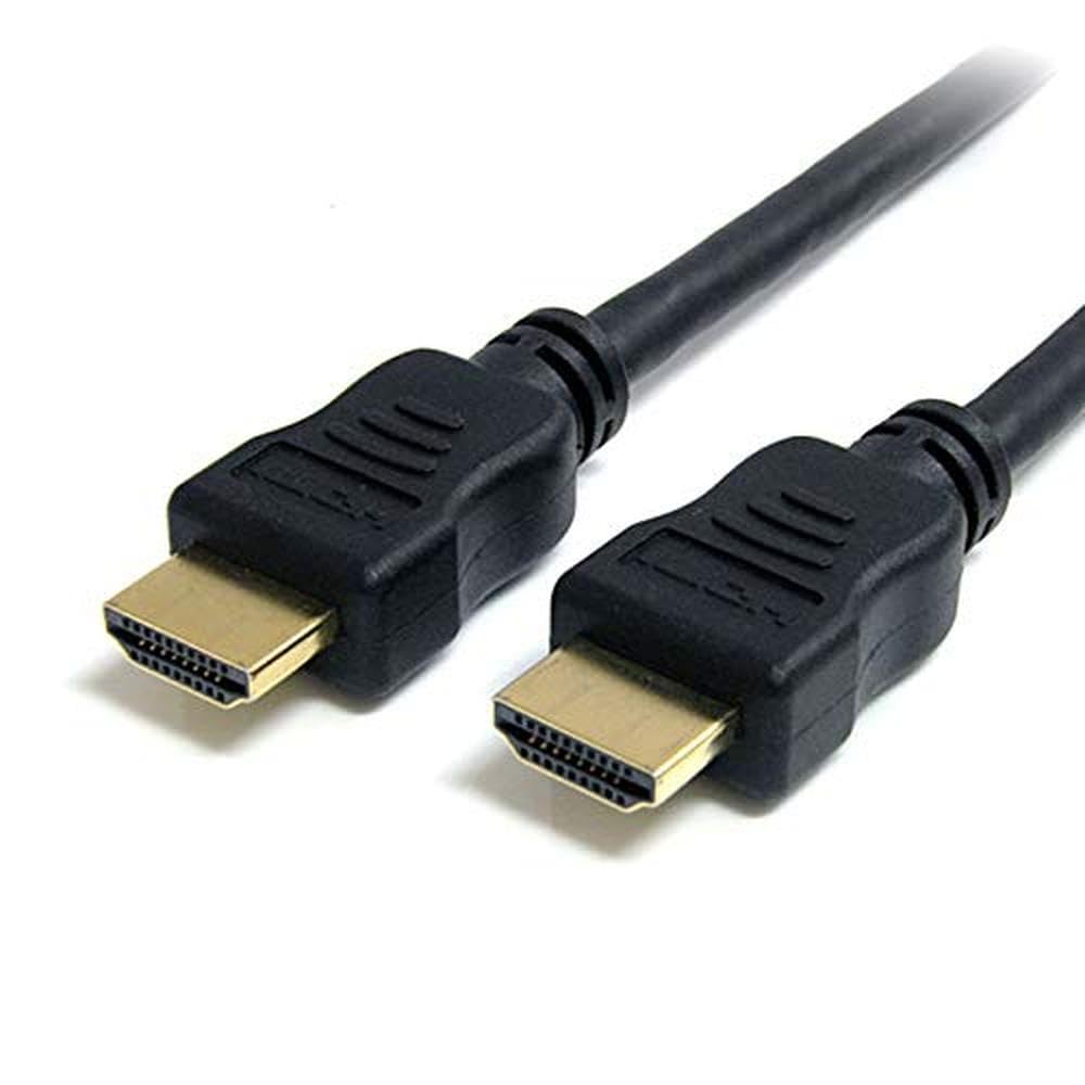 StarTech.com 1m HDMI Cable - 4K High Speed HDMI Cable with Ethernet - 4K 30Hz UHD HDMI Cord - 10.2 Gbps Bandwidth - HDMI 1.4 Video / Display Cable M/M 28AWG - HDCP 1.4 - Black (HDMM1MHS)