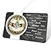 Proud Military US Freemason Military Veteran Challenge Coin with Delicate Card