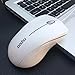 Rapoo 3-Button Wired USB Optical Silent Mouse, Computer Mouse with 1000 DPI, Compatible with PC, Mac,Desktop and Laptop (White)