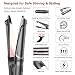 COOLKESI Ionic Hair Straightener & Curler 2 in 1, Tourmaline Ceramic Twisted Curling Straightening Flat Iron, Fast Heating Hair Styling Tools with Adjustable Temperature, LCD Display & Auto Shut-Offthumb 2