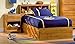 South Shore Kids Twin Wood Captain's Bed 3 Piece Bedroom Set in Country Pine