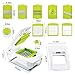 Vegetable Chopper, WOKOKO Food Chopper Cutter Onion Slicer Dicer Veggie Slicer Manual Mandoline for Garlic, Carrot, Potato, Tomato, Fruit, Salad