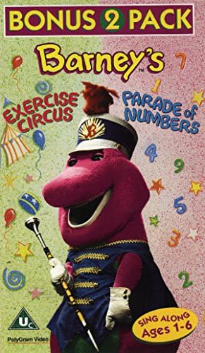 Barney - Exercise Circus / Parade Of Numbers [VHS]: Barney The Dinosaur ...