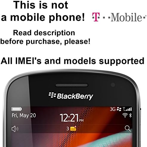 T-Mobile USA Unlocking Service for Blackberry Mobile Phones Which Ask For an Unlock Code - All IMEI's Supported - Feel the Freedom