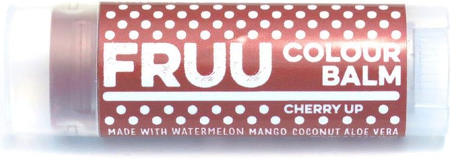 Fruu.. Organic Cherry Up Colour balm - Scent free and allergen free - Made in the UK