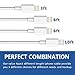 Cablex iPhone Charger Lighting Cable 8Pin iPhone Charging Cable Cord Compatible with iPhoneX/8/7/7Plus/6/6s/6Plus/5(White, 4pack)