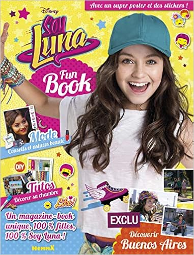 Amazon It Soy Luna Fun Book Avec Un Poster Et Des Stickers Disney Libri In Altre Lingue