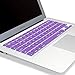 Kuzy Keyboard Cover Compatible with Pro 13 15 17 inch and Air 13.3 inch Silicone Skin Protector, Purple