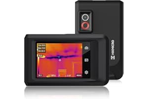 HIKMICRO Thermal Imaging Camera PocketC 256 x 192 IR Resolution Thermal Camera with 8MP Visual Camera, 25 Hz, 3.5" Touch Screen Thermal Scanner, IP54, -4°F~752°F, No-WiFi