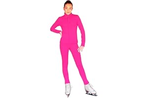 ChloeNoel JT811 Solid Fleece Fitted Elite Figure Skating Jacket w/Thumb Holes