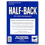 Half-Back Magazine Backing Boards 8 5/8