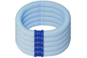 Qsbon Pool Vacuum Hose for Inground Pools, 39 Inch Zodiac Pool Cleaner Hose, Compatible with Zodiac Baracuda MX6, MX8, T3, T5, X7 Pool Cleaner, Twist Lock Pool Hoses for Inground Pools Vacuum (5 Pack)