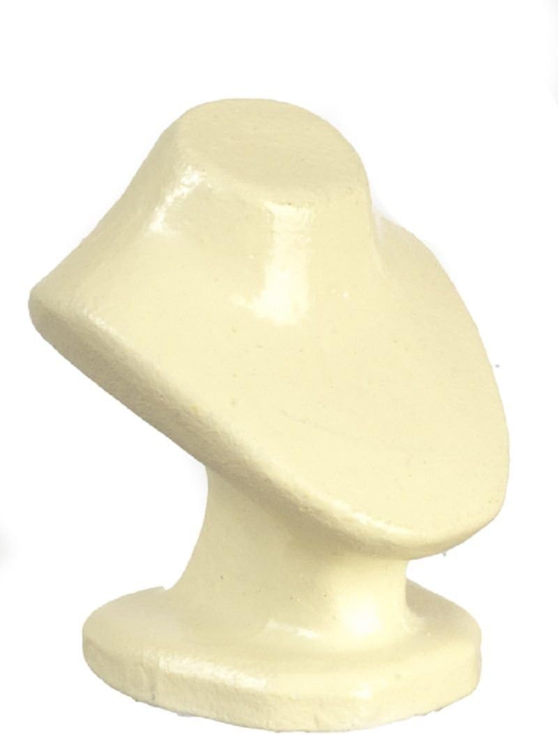 International Miniatures by Classics Dollhouse Miniature Creme Bust for Jewelry Display
