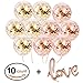 Bridal party balloon set | 10 confetti latex balloons | 1 love balloon | 1 White Curling ribbon | For a proposal, bridal shower party, engagement and birthday party