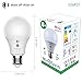 Dusk to Dawn Light Bulb 8W Auto On/Off Led Light Bulbs[Built-in Light Sensor][No Stroboscopic Effect] A19 E26 Base Security Lamp for Corridor Garden Garage Yard Porch Patio (5000K Natural White)