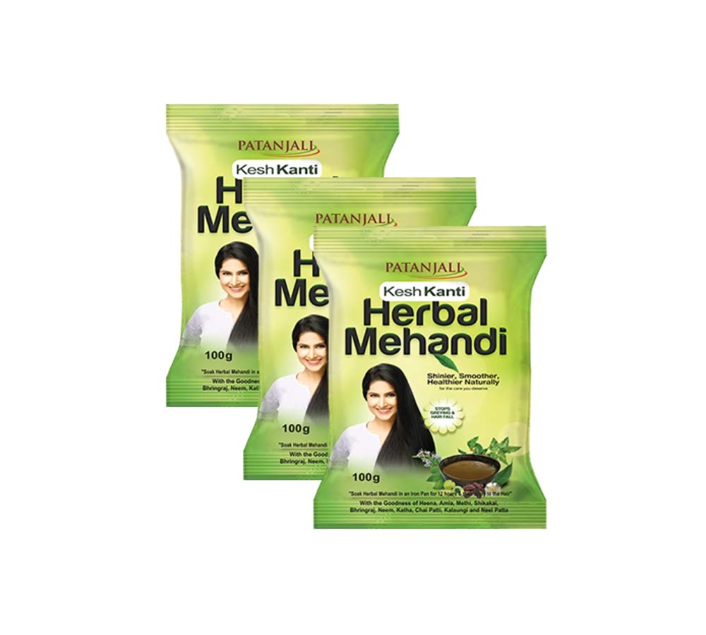 Amazon Com Baba Ramdev Patanjali Herbal Mehandi Pack Of 3