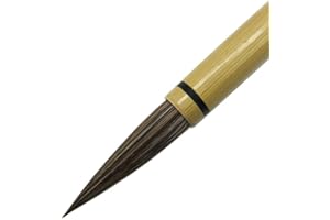Easyou Hu Brush Chinese Brush for Calligraphy and Sumi Drawing Pure Horse Hair